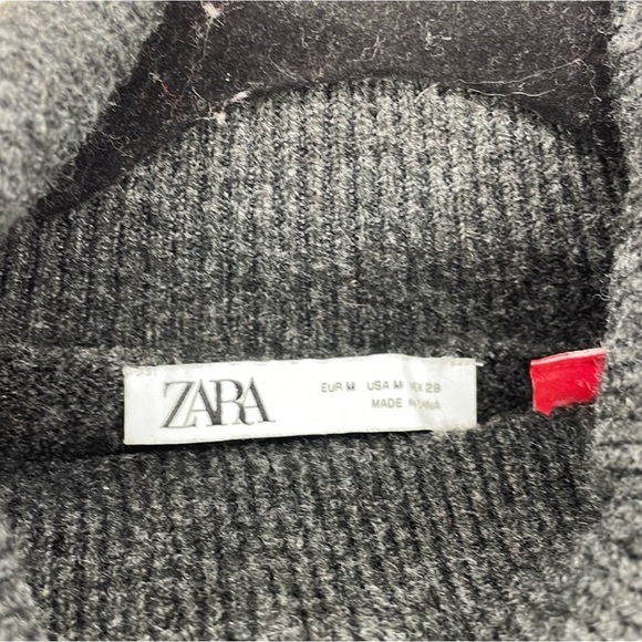 Rare Zara Gray Knit Sweater - Picture 5 of 7